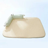 Silk Cooling Mat with Pillow for Dogs and Cats