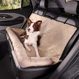 Waterproof Dog Car Back Seat Cover – Large Pet Travel Bed