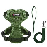 Reflective Breathable Mesh Dog Harness & Leash Set for Small Dogs
