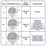 Enclosed Dog Cave Bed – Cosy Fleece Snuggle Nest for Small Dogs