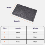 Absorbent Dog Door Entrance Mat – Mud & Dirt Trapping Paw Mat