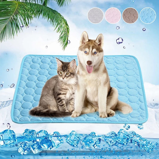 Pet Cooling Mat for Dogs & Cats – Self-Cooling Summer Mat, Multiple Sizes
