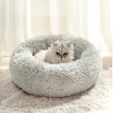 Nook Donut Cuddle Bed for Cats and Dogs to Curl Up and Snuggle