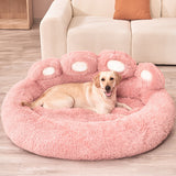 Fluffy Plush Dog Bed – Ultra Soft Washable Pet Sleeping Bed
