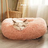 Nook Donut Cuddle Bed for Cats and Dogs to Curl Up and Snuggle