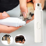 Electric Dog Nail Grinder – Quiet Rechargeable Pet Nail Trimmer