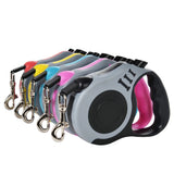 Retractable Dog Leash with Quick Release Button – 3m & 5m