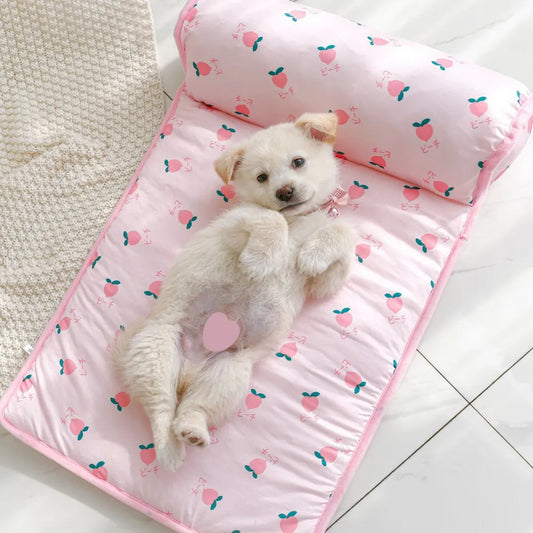 Ice Silk Pet Cooling Mat for Dogs and Cats to Stay Cool in Summer