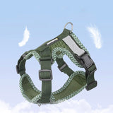 Reflective Breathable Mesh Dog Harness & Leash Set for Small Dogs