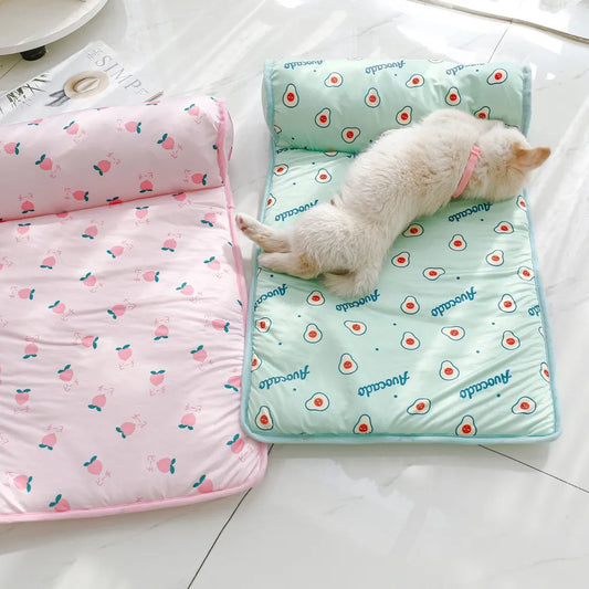 Ice Silk Pet Cooling Mat for Dogs and Cats to Stay Cool in Summer