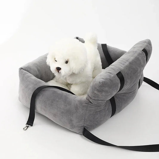 Plush Dog Car Seat – Safe, Cosy & Easy to Install