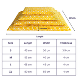 Memory Foam Dog Sleeping Mattress – Soft Plush Washable Pet Bed