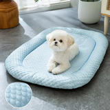 Cooling Memory Foam Dog Bed – Ice Silk Breathable & Washable