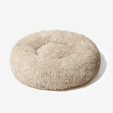 Orthopedic Memory Foam Dog Cuddle Bed – Round Donut Design with Raised Edges