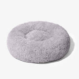 Orthopedic Memory Foam Dog Cuddle Bed – Round Donut Design with Raised Edges