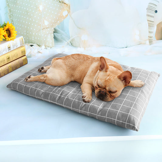 Memory Foam Dog Sleeping Mattress – Soft Plush Washable Pet Bed
