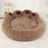 Fluffy Plush Dog Bed – Ultra Soft Washable Pet Sleeping Bed