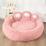 Fluffy Plush Dog Bed – Ultra Soft Washable Pet Sleeping Bed