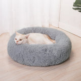 Nook Donut Cuddle Bed for Cats and Dogs to Curl Up and Snuggle
