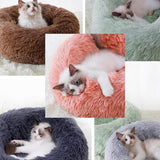 Nook Donut Cuddle Bed for Cats and Dogs to Curl Up and Snuggle