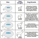 Orthopedic Memory Foam Dog Cuddle Bed – Round Donut Design with Raised Edges