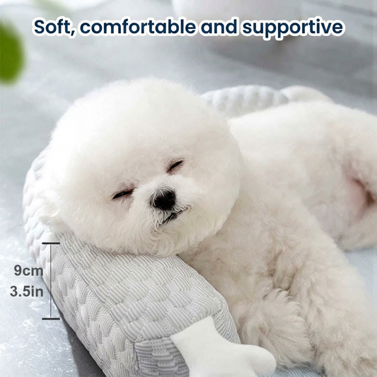 Silk Cooling Mat with Pillow for Dogs and Cats