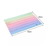 Rainbow Gel Pet Cooling Mat for Dogs and Cats to Stay Cool in Summer Heat
