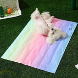 Rainbow Gel Pet Cooling Mat for Dogs and Cats to Stay Cool in Summer Heat